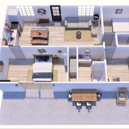 Private Jt Cabin - Ev L2 Station, Hammocks, Fire Pit, Bbq, Bocce Ball, Cornhole ユッカ・バレー エクステリア 写真