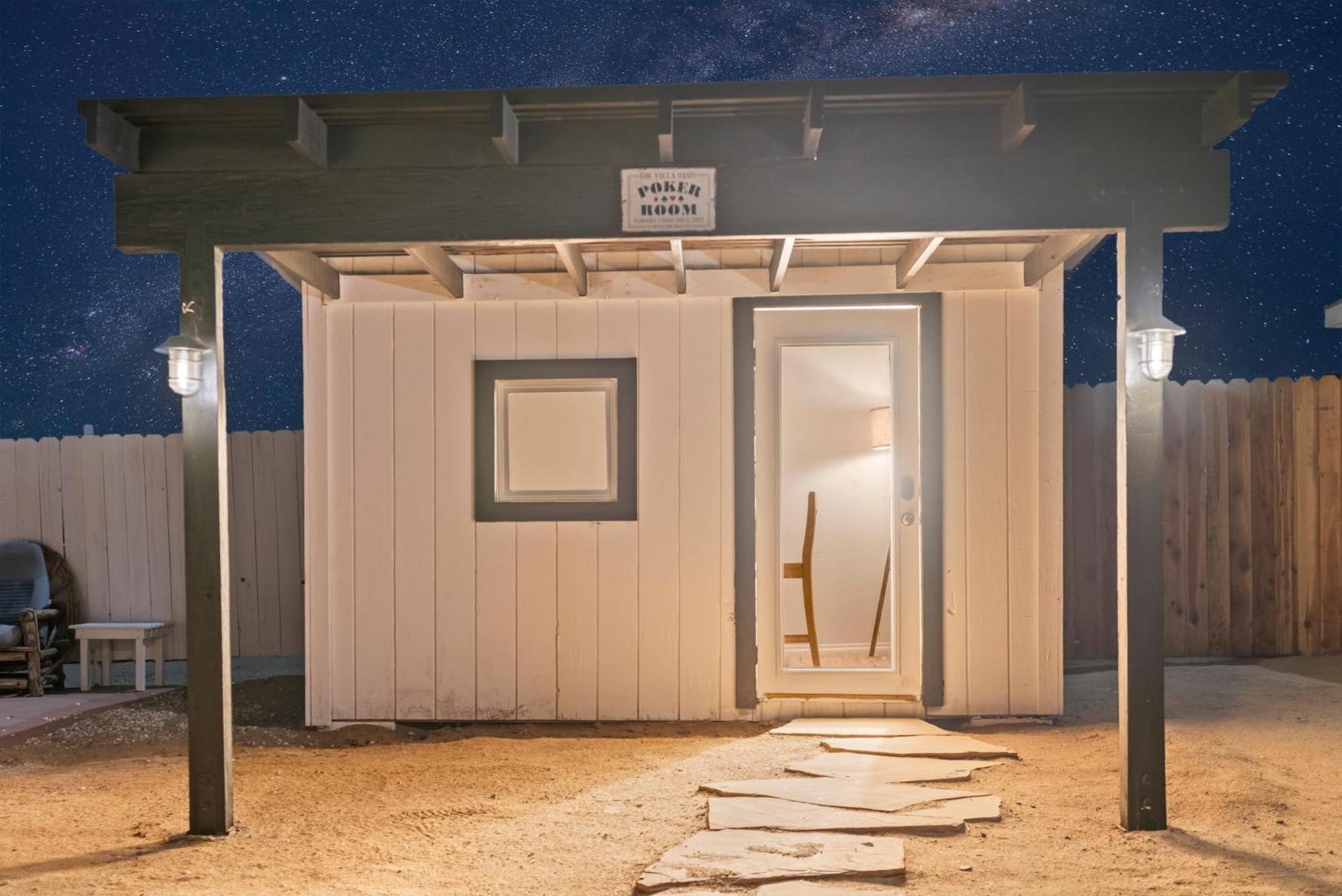 Private Jt Cabin - Ev L2 Station, Hammocks, Fire Pit, Bbq, Bocce Ball, Cornhole ユッカ・バレー エクステリア 写真