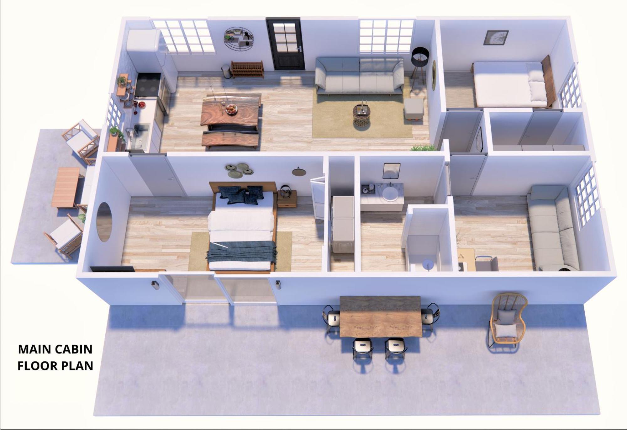 Private Jt Cabin - Ev L2 Station, Hammocks, Fire Pit, Bbq, Bocce Ball, Cornhole ユッカ・バレー エクステリア 写真